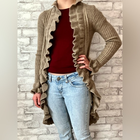 Elisabetta Franchi Jackets & Blazers - 💅Elisabetta Franchi Light Brown Coat - Size S 💅